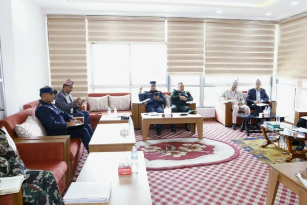 गृह मन्त्रालयमा केन्द्रीय सुरक्षा समितिको बैठक सुरु